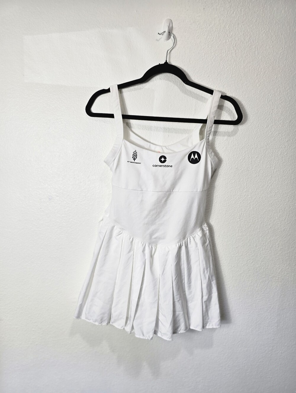 FP Movement Swing of Things Tennis Dress with black logos #tennis #athletic